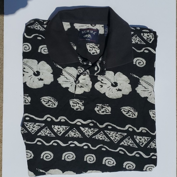 HAWAIIN SHORT SLEEVE POLO IN SIZE LARGE - Picture 3 of 7